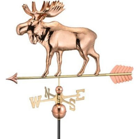 GOOD DIRECTIONS Good Directions Moose Weathervane w/ Arrow, Polished Copper 9557PA